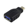 Aisens Adaptador USB 3.1 Gen1 USB-C Macho a USB-A Hembra Negro